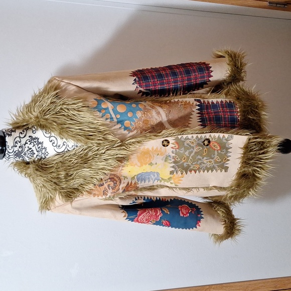 Jackets & Blazers - 🌟🌟Host Pick🌟🌟#CLO Fox Fire Vegan BOHO  Women's Large coat.